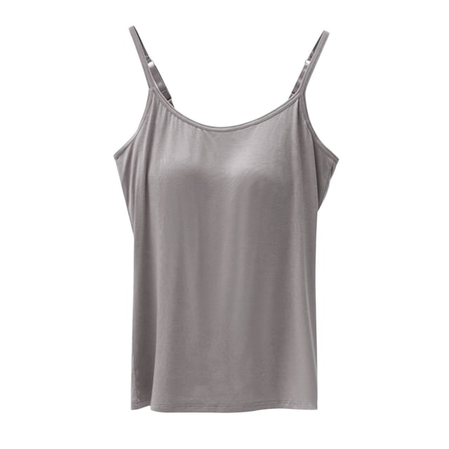 PEASKJP Summer Tank Tops for Women Round Neck Sleeveless Basic Ribbed Summer Cami Top Casual Shirts, Dark Gray XXXL