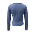 thumbnail image 4 of Yuemengxuan  Women’s new pattern fashion Heart Hot Drilling Printed Round Neck Long Sleeve Tops, 4 of 6