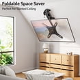 thumbnail image 3 of HOMOUNT Ceiling TV Mount for Most 14-40 Inch TVs, Height Adjustable Full Motion Hanging TV Wall Mount Bracket, Max VESA 200x200mm, up to 22 Lbs, 3 of 10