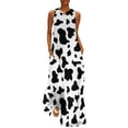 thumbnail image 1 of Robe Ranch de Ferme Été Imprimé Maïs Streetwear Boho Plage Longues Robes Femmes Robe Maxi Tendance Idée Cadeau, 1 of 5