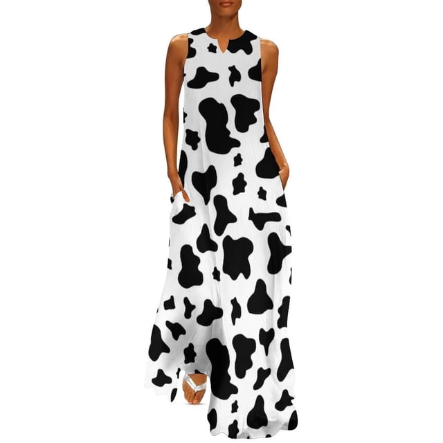 Robe Ranch de Ferme Été Imprimé Maïs Streetwear Boho Plage Longues Robes Femmes Robe Maxi Tendance Idée Cadeau