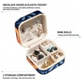 thumbnail image 2 of Owl Travel Portable Square Jewelry Box with Necklace Organizer, Earring Organizer, and Display Case - Ideal for Rings, Earrings, Necklaces, Bracelets, and More - Suitable for Girls and Women, 2 of 6