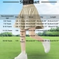 thumbnail image 2 of Girls High Waisted Shorts Summer Elastic Waist Wide Leg Short Light Quick Dry Loose Workout Shorts for 5-16 Years, 2 of 3