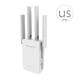thumbnail image 1 of US Plug Home Mini 300Mbps Enrutador WiFi inalámbrico Repetidor de señal Extensor 4 Antenas externas Repetidor de pared Methold DZ7754-02B, 1 of 2