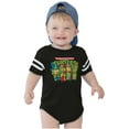 thumbnail image 3 of Teenage Mutant Ninja Turtles Logo Football Romper Boy Girl Infant Baby Brisco Brands 18M, 3 of 4