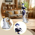 thumbnail image 5 of Desktop Figurine Desk Girl Statue Porcelain Lady Modern Ceramic Material for Office Living Room Shelf, 5 of 8