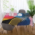 thumbnail image 5 of Yayeee Tablecloths for Rectangular Tables 54 x 54 inch Party Table Cover, Stripes Pattern, 5 of 6