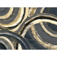 thumbnail image 2 of Charest, Doris 32x25 Black Ornate Wood Framed with Double Matting Museum Art Print Titled - Semi Circles, 2 of 4