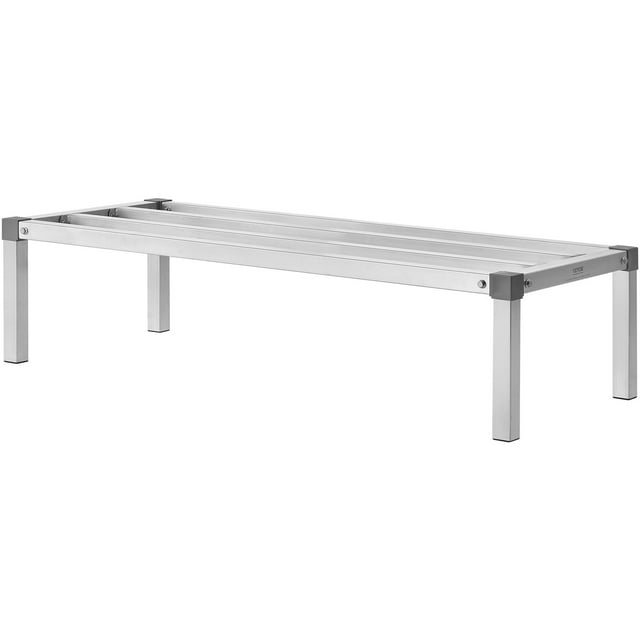 STAWAY Support de Dunnage en Aluminium Robuste 48"x20"x12 Pouces - Capacité de 1000 lbs, Résistant à la Corrosion, Assemblage Facile, Idéal pour le Rangement de Cuisine et Garage