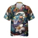thumbnail image 4 of Camisa hawaiana con estampado de serpiente de terror para hombre, divertida camisa hawaiana con estampado 3D de serpiente, blusas casuales de verano de manga corta con solapa, 4 of 5
