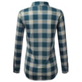 thumbnail image 3 of JJ Perfection Womens Long Sleeve Soft Button Down Shirt (Female Plus Size Available), 3 of 3