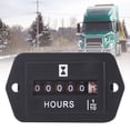 thumbnail image 4 of Mechanical Hour Meter Fully Sealed Rectangle DC 12V-36V High Accuracy Time Counter for Engineering Machinery, 4 of 6