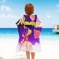 thumbnail image 2 of Luli Pampin Hooded Beach Towel Poncho for Kid Girls Toddlers Boys Bath Pool Swim Cover-ups Swimwear Soft Lightweight Microfiber, 2 of 6