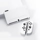 thumbnail image 1 of Estuche protector suave brillar para Nintendo Switch OLED y Cubierta protectora para Gamepad blanco, 1 of 3