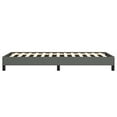 thumbnail image 4 of vidaXL Bed Frame Dark Grey 100x203 cm Twin XL Fabric, 4 of 6