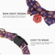 thumbnail image 4 of Halloween Dog and Cat Bow Tie Collar Purple Polyester Cozy 1 Pcs, 4 of 5
