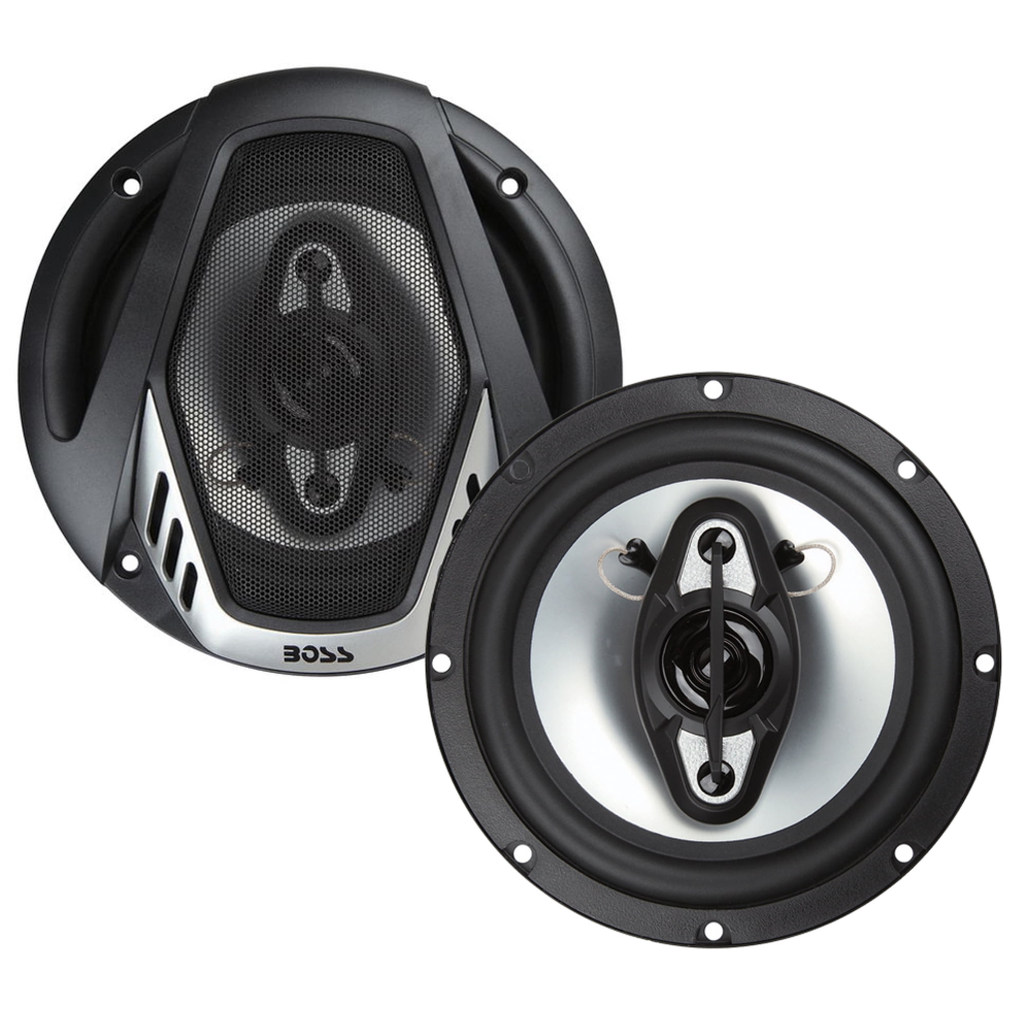 BOSS Audio NX654 Onyx 6.5" 400W 4-Way 4-Ohm Car Coaxial Speaker Set, Pair