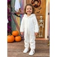 thumbnail image 4 of RUINIXCW Toddler Baby Costume Romper Cute Animal Long Sleeve Hooded Zipper Jumpsuit, 4 of 8