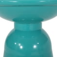 thumbnail image 4 of GDF Studio Soto Outdoor Metal Side Tables, Set of 2, Teal, 4 of 7
