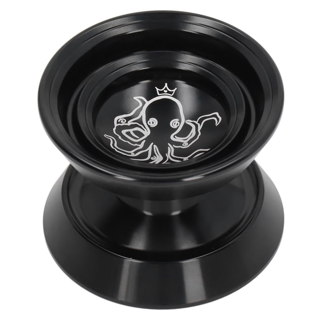 Responsive Yoyo, Metal Aluminum Alloy Professional Yoyo With Glove, 3 Strings And Octopus Pattern Advanced Metal Yoyo Ball Replacement For Beginners, Professionals, Kids, Adults,
