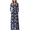 White Flower-Blue, variant on PPYOUNG Women Long Sleeve Loose Plain Maxi Pockets Dresses Casual Long Dresses Navy Blue L