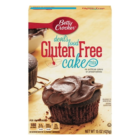 Betty Crocker Gluten Free Devil's Food Cake Mix, 15