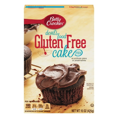 Betty Crocker Gluten Free Devil's Food Cake Mix, 15