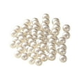 thumbnail image 2 of Cuentas espaciadoras,Cuentas espaciadoras para hacer joyas,cuentas con agujero,Juego de enhebrado de cuentas sueltas redondas para manualidades de bricolaje,Cuentas de bolas brillantes, 2 of 8