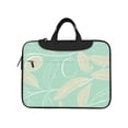 thumbnail image 2 of YFYANG 13 inch Universal Laptop Bag Oxford Cloth Laptop Sleeve, Multi-functional Green Plant Leaf Texture Notebook Computer Messenger Bag Handbag, 2 of 8