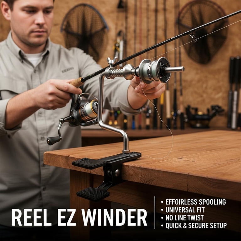 drill fishing reel spooling station Gonex Line Spooler Great for spinning or casting reels Berkley Portable Line Spooler Max