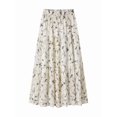 thumbnail image 2 of Women's Floral Ruffle A-Line Midi Skirt - Summer High-Waisted Flowy Skirt, 2 of 4