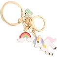 thumbnail image 4 of Unicorn Keychain Cute Purse Charm Decorative Keychain Car Key Pendant Decor, 4 of 6