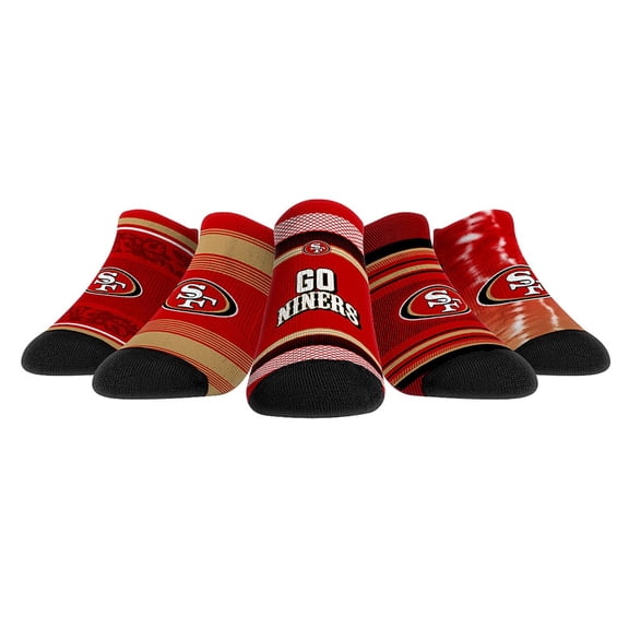 Youth Rock Em Socks San Francisco 49ers Super Fan Five-Pack Low-Cut Socks Set