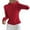 Red, variant on Bibifish Womens Jackets Beige Slim Fit Full Zip Up Stand Collar Jackets Curved Seam Detail Soft Casual Daily Commute Gym Wear Stylish Jackets