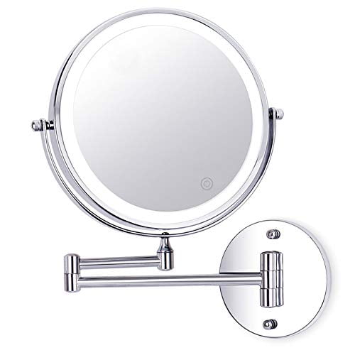 Uucolor Wall Mounted Makeup Mirror 8 Inch 1x 10x Magnifying Double Sided Touch Button Adjustable Light 360 Swivel Extendable Vanity Mirror Chrome Finished For Bathroom Hotels Battery Powere Walmart Com Walmart Com Uucolor Wall Mounted Makeup Mirror 8 Inch 1x 10x Magnifying Double Sided Touch Button Adjustable Light 360 Swivel Extendable Vanity Mirror Chrome Finished For Bathroom Hotels Battery Powere Walmart Com Walmart Com