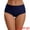 Blue, variant on Unique Bargains Women's Floral Lace Breathable Mid Rise Underpants M Black