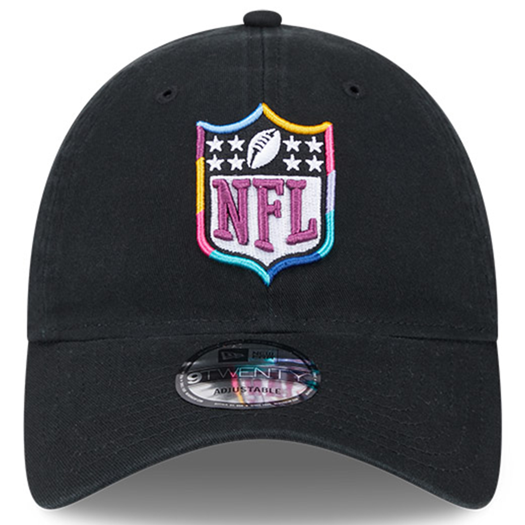 Men's New Era Black 2024 NFL Crucial Catch 9TWENTY Adjustable Hat