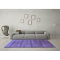thumbnail image 3 of Ahgly Company Indoor Rectangle Solid Blue Modern Area Rugs, 8' x 10', 3 of 4