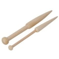 thumbnail image 3 of DIY Weaving Tool Wool Short Rod Woven Sweater Scarf Tapestry Wood Stick Needle, 3 of 8