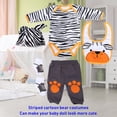 thumbnail image 1 of Ropa para mu?ecas, Juego de Ropa para mu?ecas de Dibujos Animados Lisos y Plegables Brillantes, patrón de Oso de Costura ordenado, hogar para ni?os(Bear Doll Clothes) Unbranded 1911190041011, 1 of 7