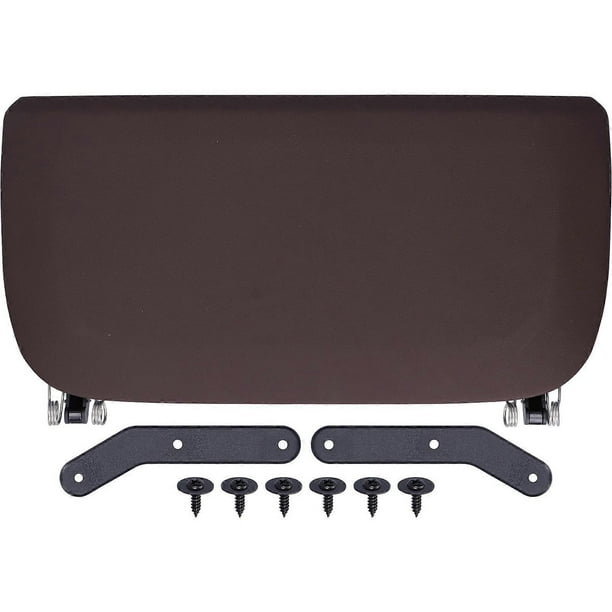 Car Seat Back Panel Trim Artificial Leather Cover Fit for 5 7 Series F07 F10 F11 F18 F01 F02 F04Dark Brown