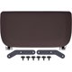thumbnail image 1 of Car Seat Back Panel Trim Artificial Leather Cover Fit for 5 7 Series F07 F10 F11 F18 F01 F02 F04Dark Brown, 1 of 5