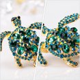 thumbnail image 2 of Turtle Pin Rhinestone Clothes Pin Animal Lapel Pin Metal Brooch for Hat Shirt, 2 of 4