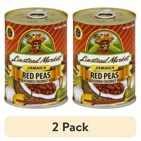 (2 pack) Linstead Market Jamaica Red Peas in Seasoned Coconut Milk, 13 oz