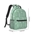 thumbnail image 2 of Goofa Tropical Pineapple Pattern Comfortable Student Backpack - Ergonomic Design, Durable, Water-Resistant, Multi-Compartment,Travel, and Outdoor Activities, 2 of 5