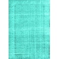 thumbnail image 1 of Ahgly Company Machine Washable Indoor Rectangle Persian Turquoise Blue Traditional Area Rugs, 4' x 6', 1 of 4
