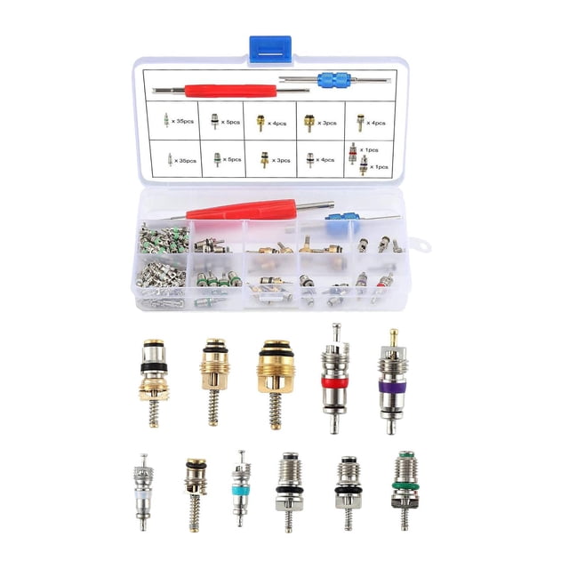 Kit de núcleo de válvula de aire acondicionado Suministros de aire acondicionado Equipo a prueba de fugas Estilo A