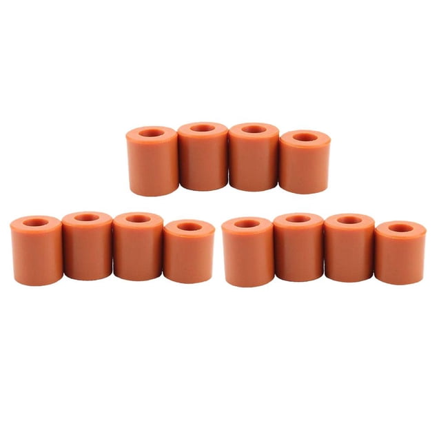 de nivelación de calor de 12 piezas ID 0,16 "Amortiguador de amortiguadores aislado para Ender 3 CUTICAT Columna de nivelación de cama calefactable