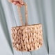 thumbnail image 5 of Cesta de regalo decorativa, cesta de frutas, cesta de picnic, cesta de almacenamiento con asa, cesta de regalo de mano, cesta de almacenamiento tejida con flores, cesta de flores, cesta de almacenamie, 5 of 6