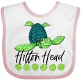 thumbnail image 3 of Inktastic Hilton Head Cute Smiling Sea Turtle Boys or Girls Baby Bib, 3 of 4